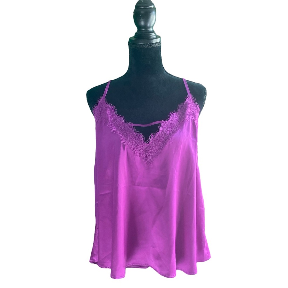 NWT Forever 21+ Women’s 2X Magenta Woven Top/Cami